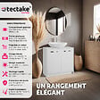 TECTAKE - Meuble sous-lavabo Katalina, spacieux, capacité de charge de 20 kg - vignette