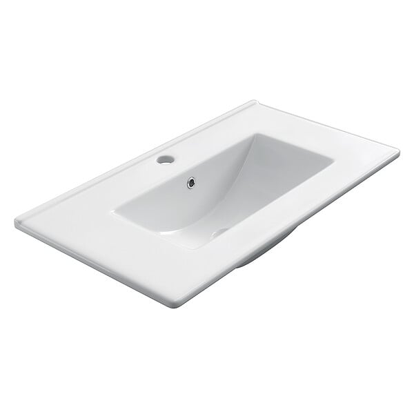 COSYNEO - Meuble de salle de bain 70cm simple vasque sans miroir sur pieds avec portes et tiroirs - blanc - HARO - large