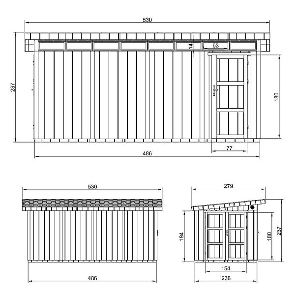TIMBELA - Abri de Jardin Qualité Premium 8.52+2.95 m² - Kit tout compris avec sol, tuiles bitumineuses, set de peinture-Construction de Panneaux LP Smartside- Cabane de Jardin Timbela M905C HARVEST HONEY - large