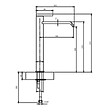 VILLEROY ET BOCH - Mitigeur lavabo surélevé  Dawn sans tirette Chrome - vignette