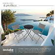 TECTAKE - Ensemble table et chaises de jardin DUSSELDORF gris - vignette