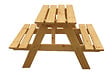 TIMBELA - TIMBELA M012-1 Table Enfant en bois  81x60xH50 cm - vignette