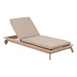 HESPERIDE - Lit de piscine "Manissa" beige aluminium et polyester - vignette