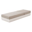 HESPERIDE - Lit de piscine "Allure" avoine polyester et aluminium - vignette