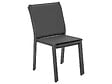 HESPERIDE - Chaise De Jardin En Aluminium Empilable Anthracite/graphite Essentia - Hespéride - vignette