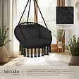 TECTAKE - Fauteuil suspendu GRAZIA noir - vignette