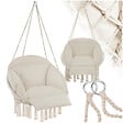 TECTAKE - Fauteuil suspendu Samira beige - vignette