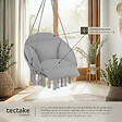 TECTAKE - Fauteuil suspendu Samira gris - vignette