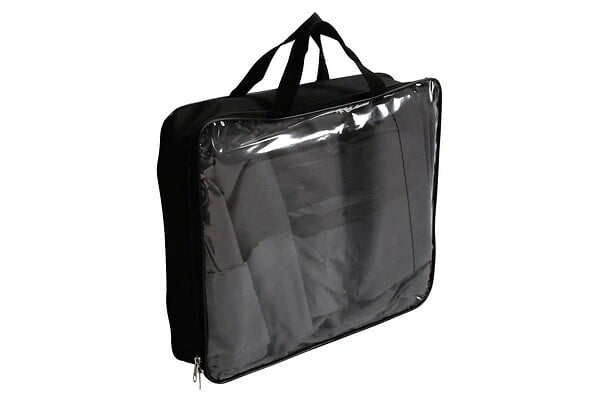 HESPERIDE - Rideaux pour tonnelle "Maldives" 5x3m en polyester ardoise - large