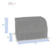 HESPERIDE - Housse pour canapé Hambo L gris - 260 x 115 x 100 cm - Hespéride - vignette