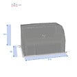 HESPERIDE - Housse pour canapé Hambo M gris - 200 x 115 x 100 cm - Hespéride - vignette