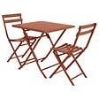 HESPERIDE - Table de jardin carrée Greensboro 70 x 70 cm Ambre - Hespéride - vignette