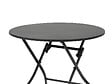 HESPERIDE - Table de jardin ronde Greensboro 4 places Graphite - Hespéride - vignette