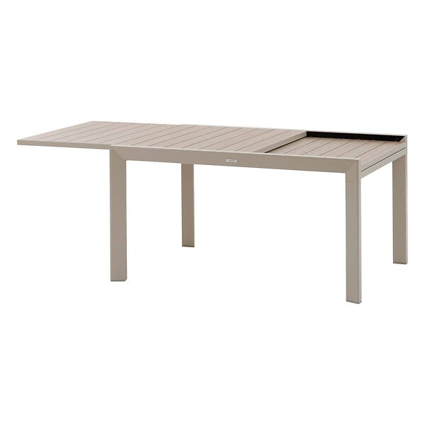 HESPERIDE - Table de jardin rectangulaire extensible coulissante Evasion  8/10 places lin et argile - Hespéride - large