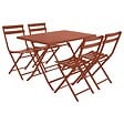 HESPERIDE - Table de jardin rectangle Greensboro 110 x 70 cm Ambre - Hespéride - vignette