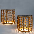LUMISKY - 2 Tables lumineuses solaires NERITA D35/45 cm - vignette
