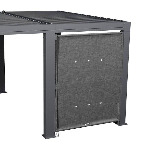 HESPERIDE - Auvent petit modèle pour pergola bioclimatique "Majaé" 3,6x3,6m - large
