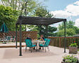 CANOPIA - Canopia Tonnelle de jardin Milano 3X3 Grise - vignette