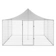ID MARKET - Volière 12m² parc grillagé 3x4 M enclos poulailler pour animaux de basse cour - vignette