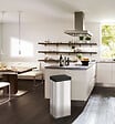 HAILO - Poubelle de cuisine grand volume 52L Hailo Big-Box Swing XL Coloris - Blanc - vignette