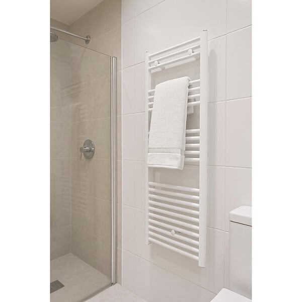 STANO - Radiateur sèche-serviettes eau chaude CODA 120 x 40 cm blanc - large