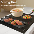 CIARRA - Plaque Induction 7200W 4 Foyers dont 2 Flexizone Booster CIARRA CD4BFFBIH - vignette