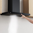 CIARRA - Hotte de cuisine 90cm APP Contrôle 650m3/h Booster Touche Tactile Noir CD9102B - vignette