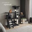 TECTAKE - Arbre à chat MARCEL 141 cm noir - vignette