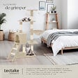 TECTAKE - Arbre à chat DOMINIQUE 142 cm beige - vignette