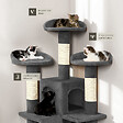 TECTAKE - Arbre à chat MOGLI 170 cm gris - vignette