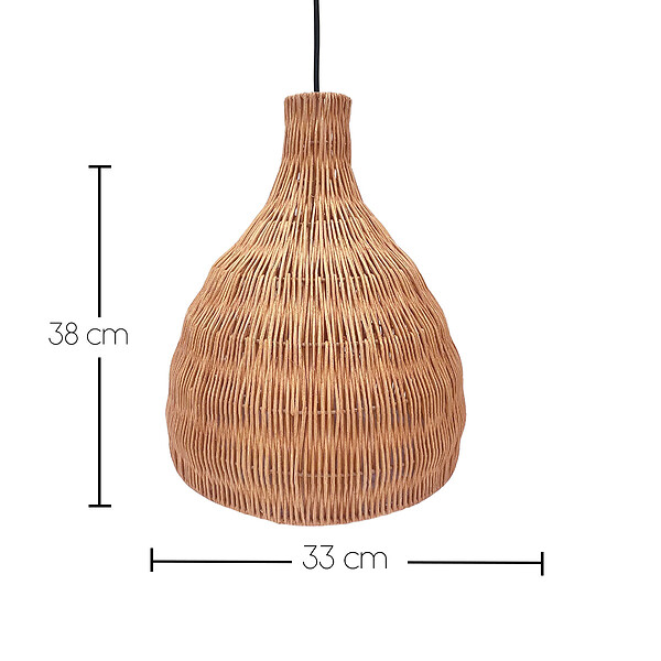 LUMISKY - Suspension solaire bohème BELLA SOLAR H38cm - large