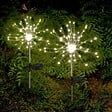 LUMISKY - 2 Balises solaires à planter FIREWORKS SPIKE H97cm - vignette