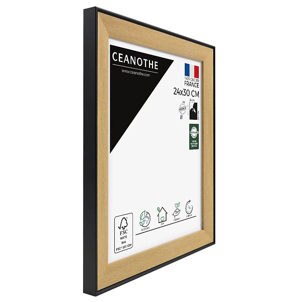 CEANOTHE - Cadre photo Loft noir 24x30 cm - large