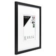 CEANOTHE - Cadre photo Wild noir 24x30 cm avec passe-partout 13x18 cm - vignette