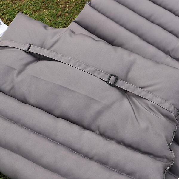 RED DECO - Lot de 2 matelas bain de soleil SORMIOU Gris Polyester 180x60CM - large