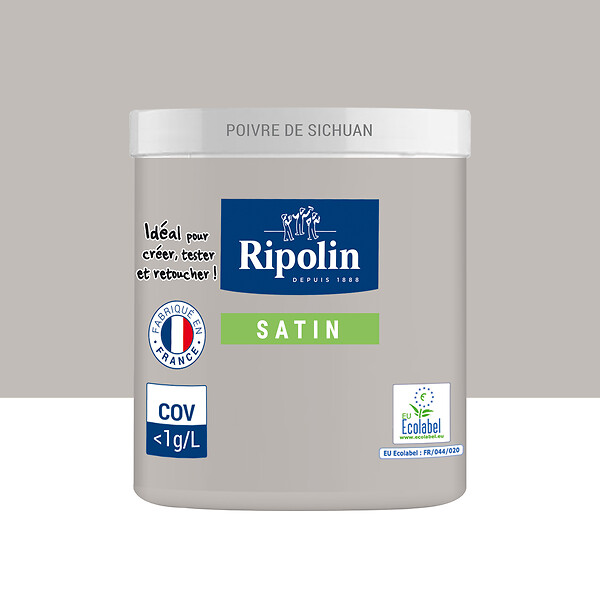 RIPOLIN - Testeur Peinture RIPOLIN Esprit Déco Poivre Sichuan Satin 75Ml - large