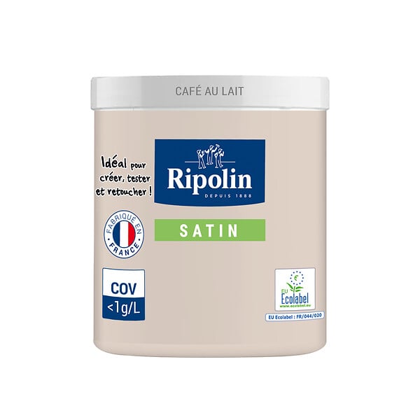 RIPOLIN - Testeur de peinture - Esprit Déco - Café au lait - 75ml - large