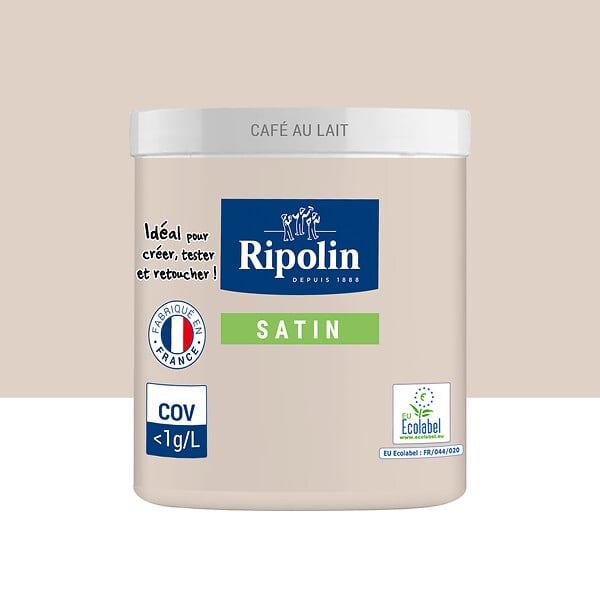 RIPOLIN - Testeur de peinture - Esprit Déco - Café au lait - 75ml - large