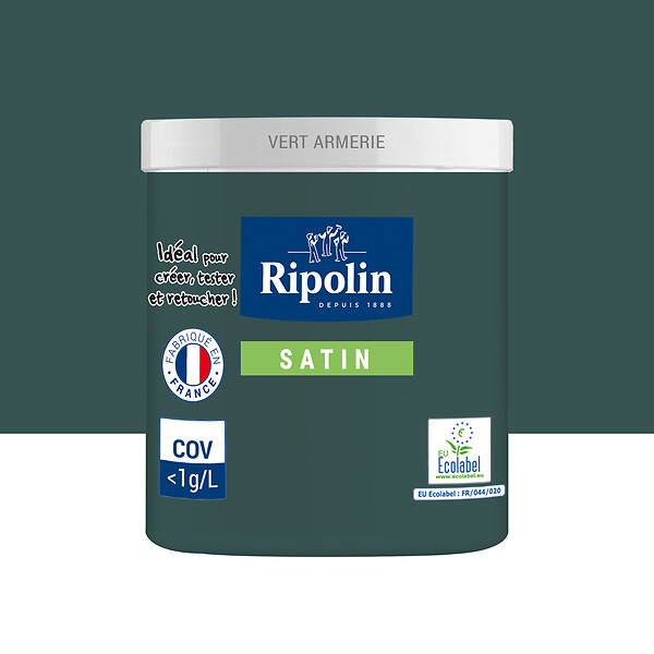 RIPOLIN - Testeur Peinture RIPOLIN Esprit Déco vert arméri 75Ml - large