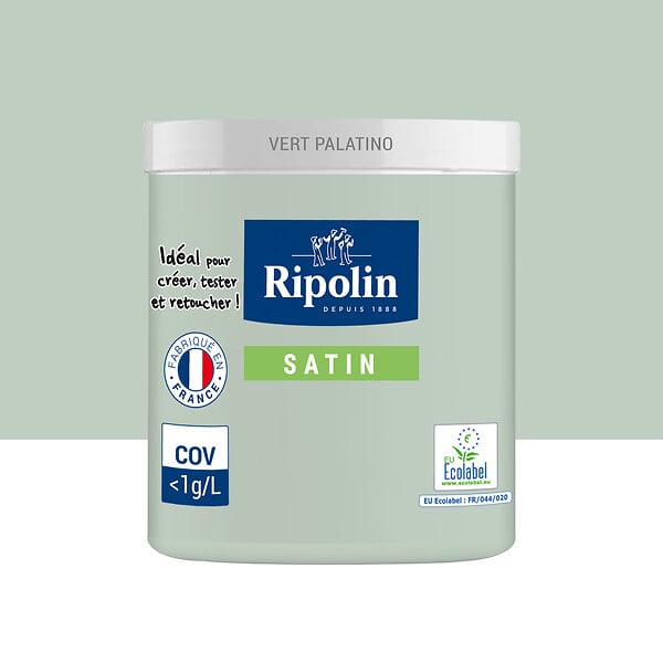 RIPOLIN - Testeur peinture - Vert Palatino satin - 0,075L - large