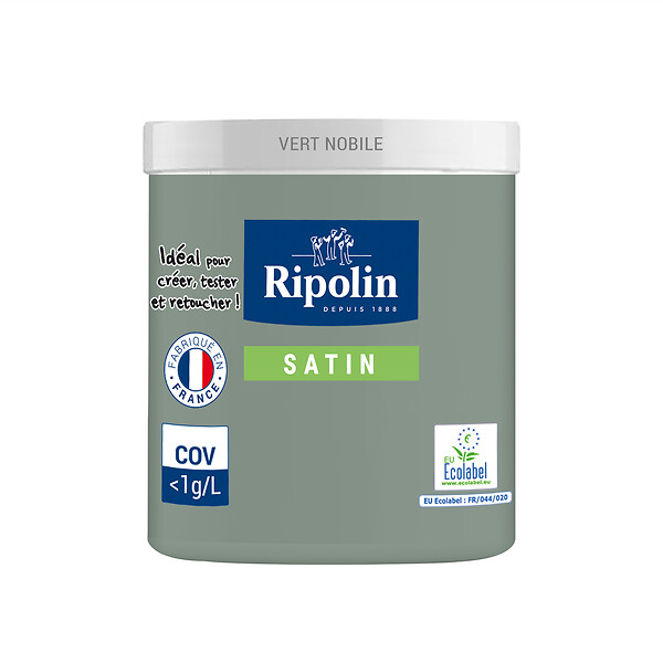 RIPOLIN - Testeur peinture RIPOLIN velours vert nobile 0,075L - large