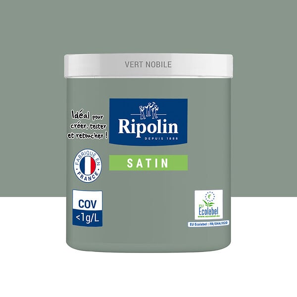 RIPOLIN - Testeur peinture RIPOLIN velours vert nobile 0,075L - large