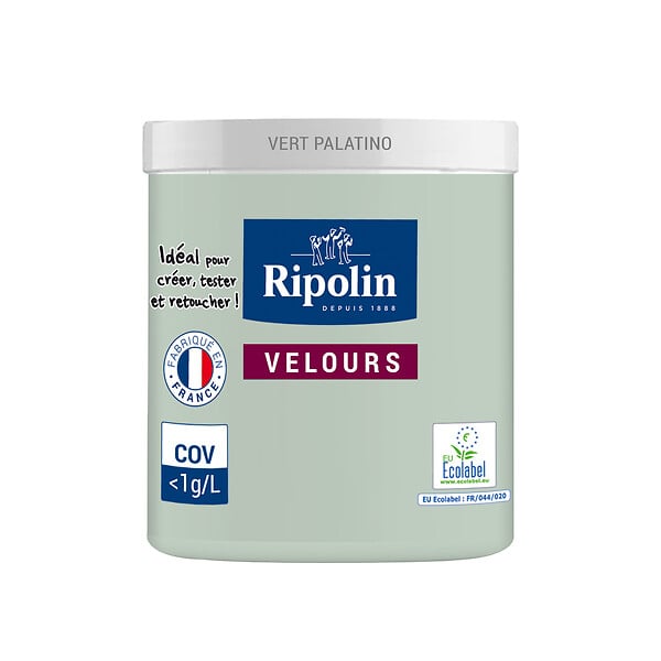 RIPOLIN - Testeur peinture RIPOLIN velours vert palatino 0,075L - large