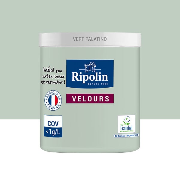 RIPOLIN - Testeur peinture RIPOLIN velours vert palatino 0,075L - large