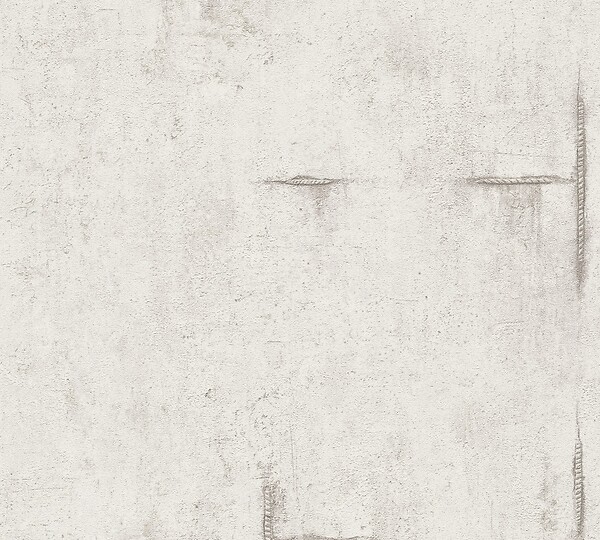AS CREATION - Pv/int beton cisele blanc - large