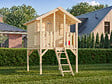 PALMAKO - Cabane sur pilotis Toby bois épicéa - L.212xH.286,5xP.281cm - vignette