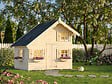 PALMAKO - Cabane de jeux enfants Tom en bois avec mezzanine - Palmako - 3,8m² - vignette