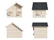 PALMAKO - Cabane de jeux enfants Tom en bois avec mezzanine - Palmako - 3,8m² - vignette