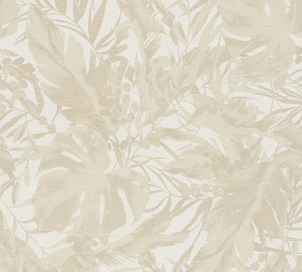 AS CREATION - Pv/int soie vegetale beige - large