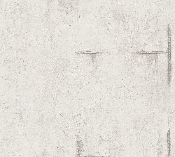 AS CREATION - Pv/int beton cisele blanc - large